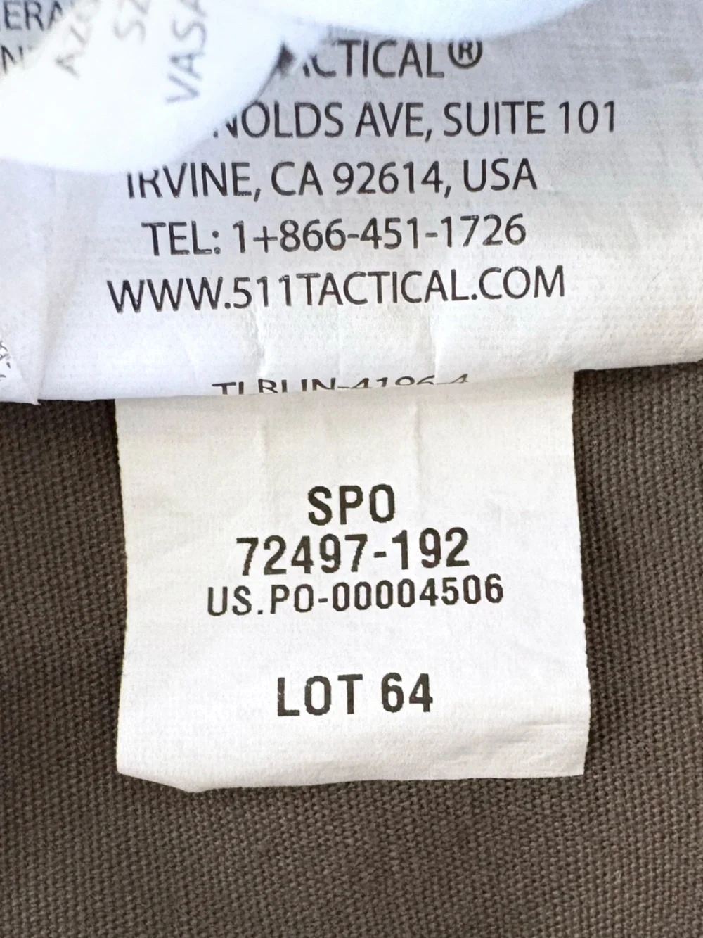 5.11 TACTICAL Sz L Green Button LS Shirt Jacket Hand & Chest Pockets 72497-192